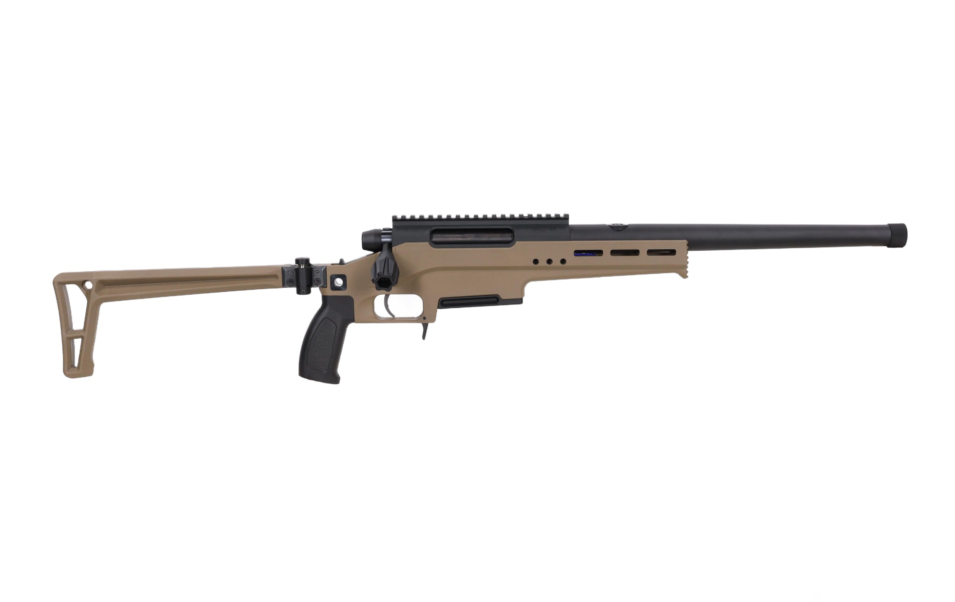 Silverback TAC-41LL-S Bolt-Action Sniper Rifle Folding Stock FDE-3