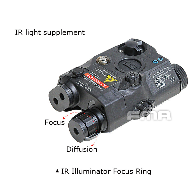 FMA ANPEQ15 LA5C ATPIAL Tan IR Flashlight Red IR Laser