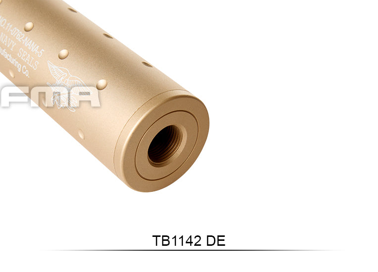 FMA U.S. Navy Seals Type Silencer 35x107 mm - Tan