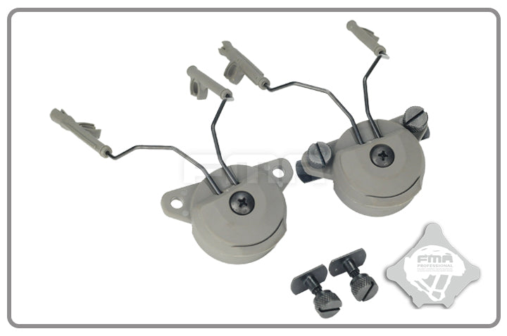 FMA EXFIL Helmet Mount for Peltor Comtac Headset - FG