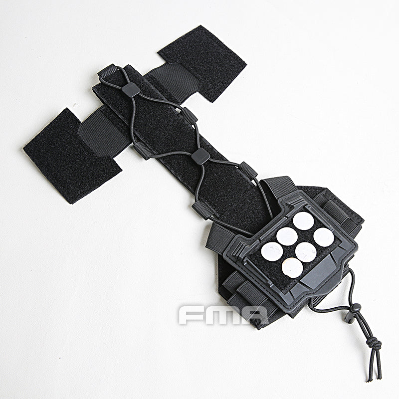 FMA Agility Bridge Helmet Cover for NVG Battery Box - Black