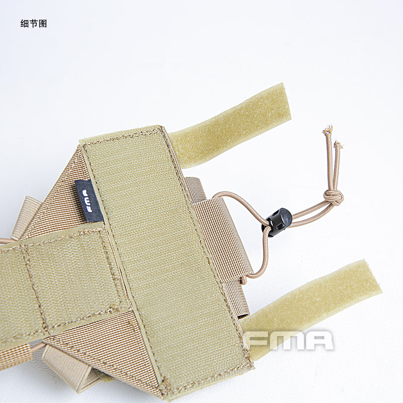 FMA Agility Bridge Helmet Cover for NVG Battery Box - Black