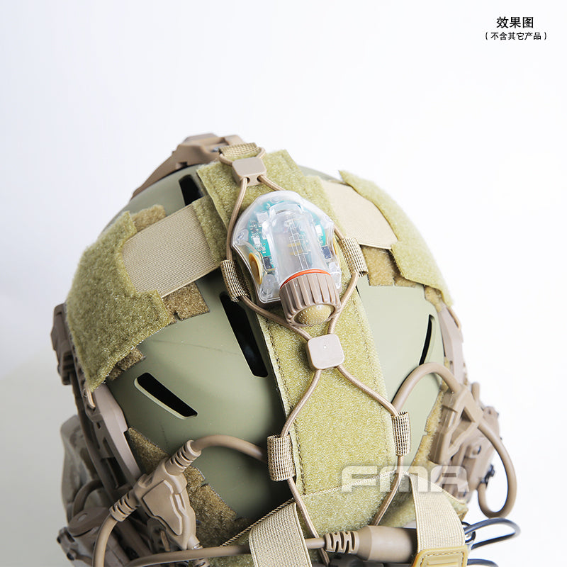 FMA Agility Bridge Helmet Cover for NVG Battery Box - Tan