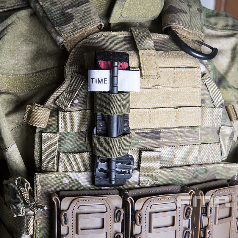 FMA MOLLE Strap Holder for CAT Tourniquet - Black