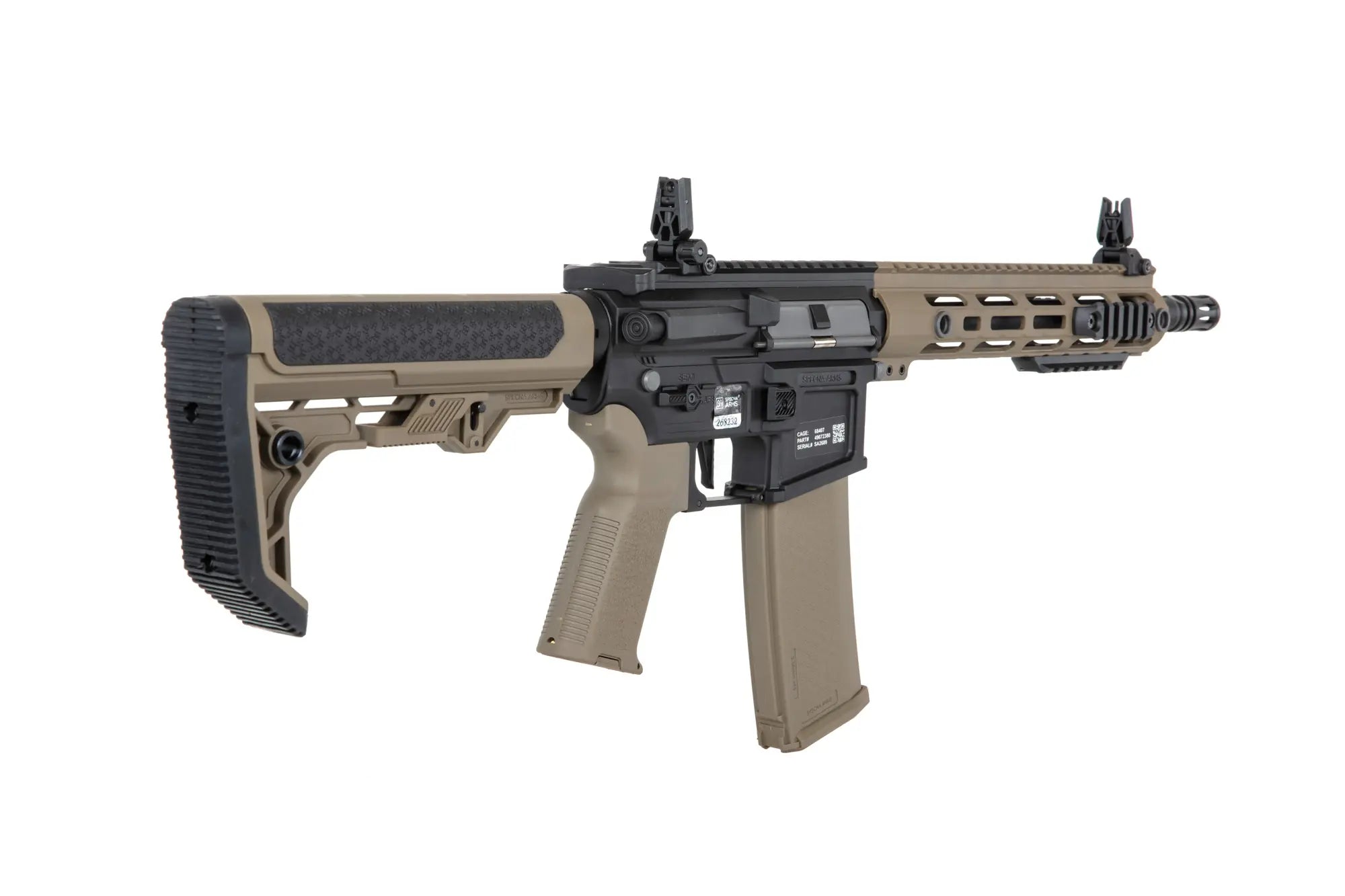 Specna Arms SA-F05-RL FLEX™ Light Ops Stock/ New Receiver HAL ETU™ Half-Tan airsoft Carbine-2