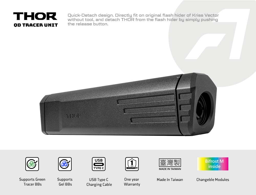 Kriss Vector THOR (BIFROST) QD Tracer Suppressor