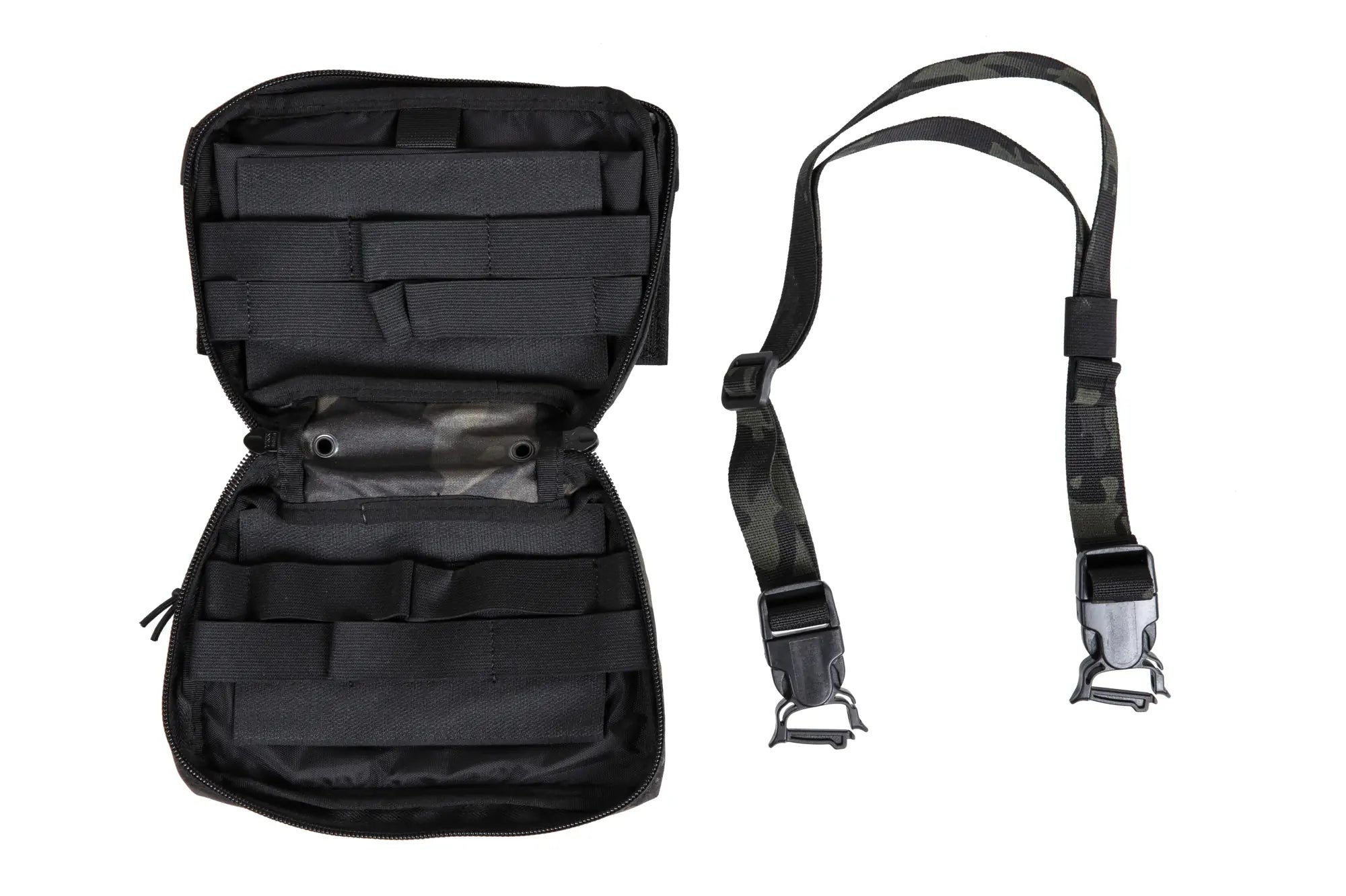 Suspended tactical pocket with QR buckle Wosport MultiCam Black-1