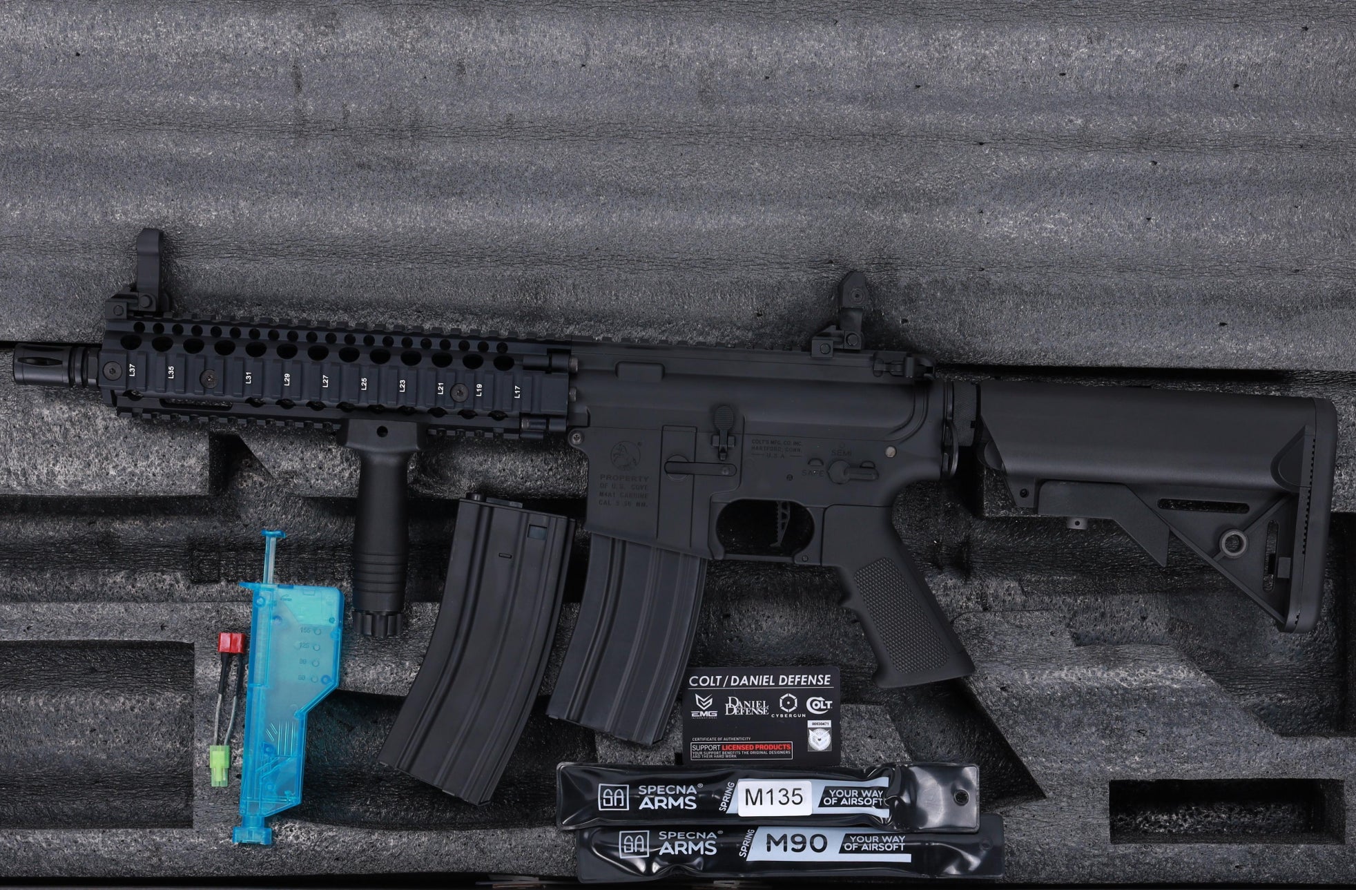 Colt x Daniel Defense MK18 SA-P19 PRIME BLDC 10.5" AEG Assault Rifle – Black-2