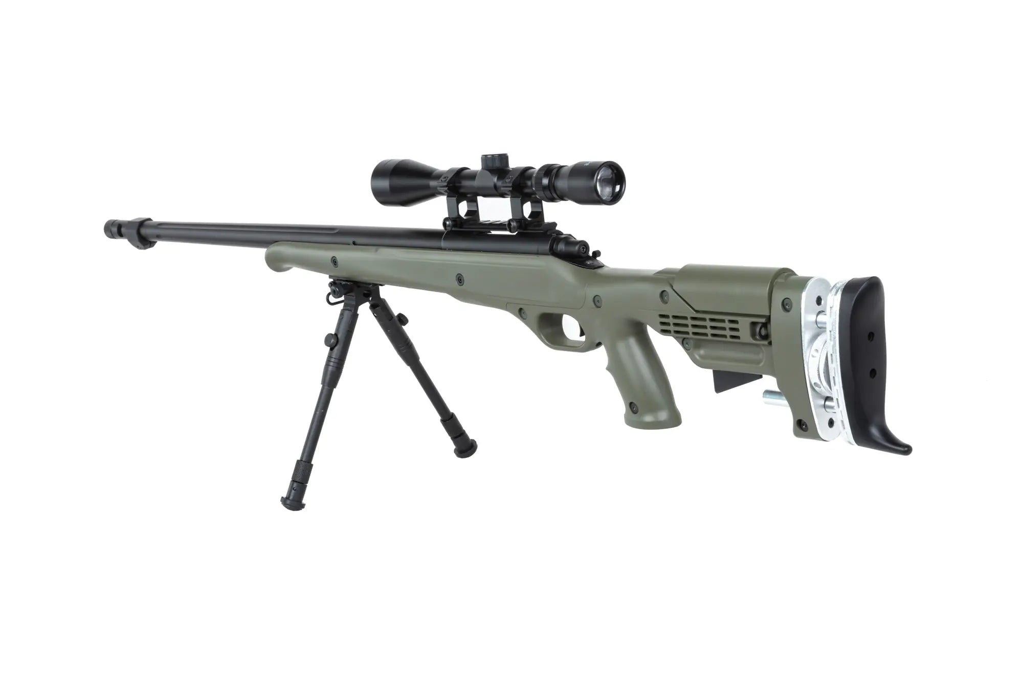 airsoft WELL MB12DG Sniper Rifle Olive-3
