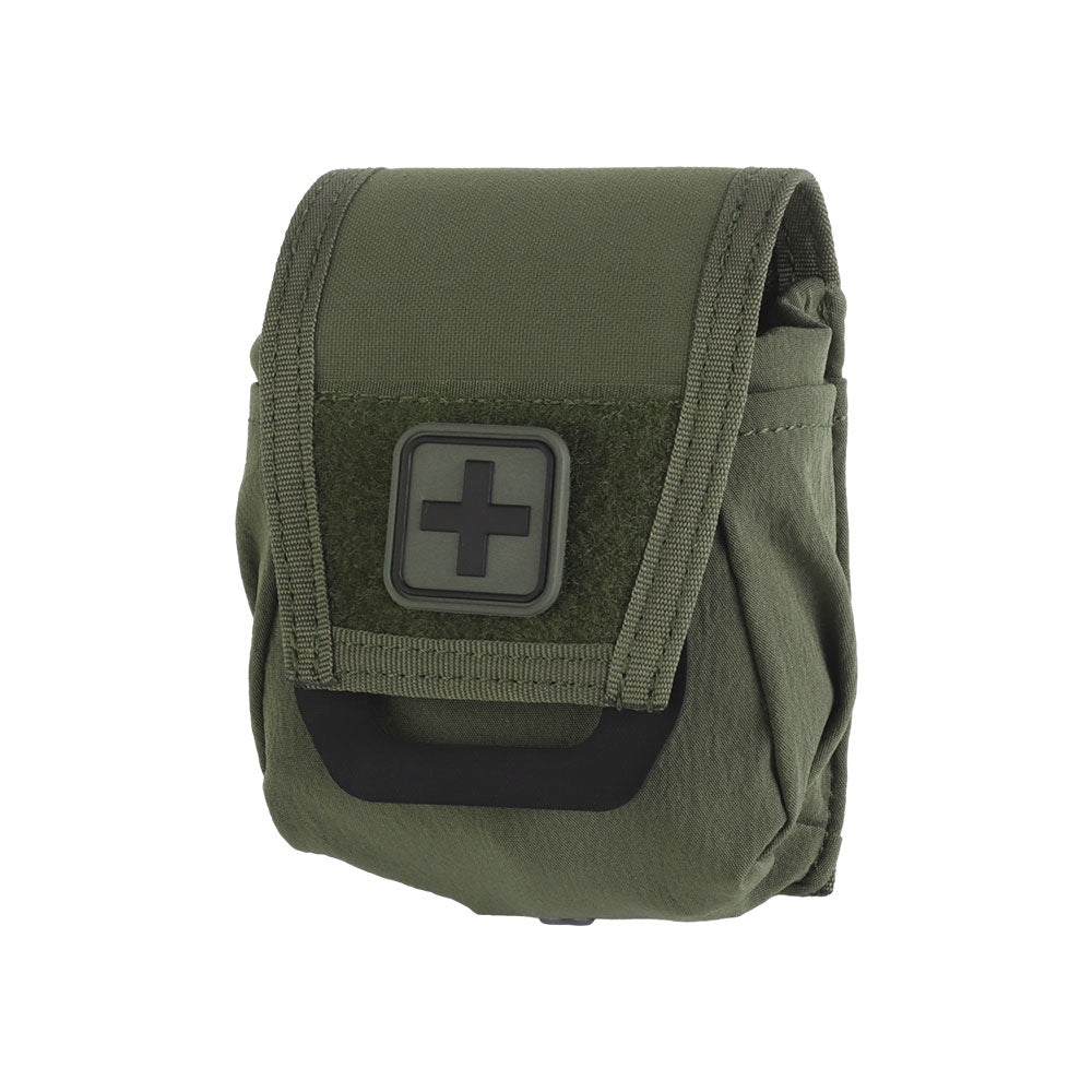 Wosport BP-136 Ranger Green small rip-away first aid kit-2