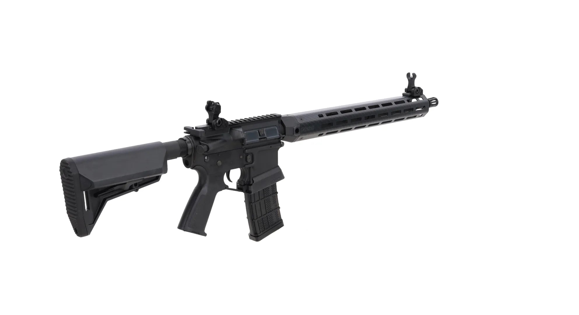 King Arms x Lancer Systems airsoft Carbine L15 LCH7 15" Faux Carbon Black-2