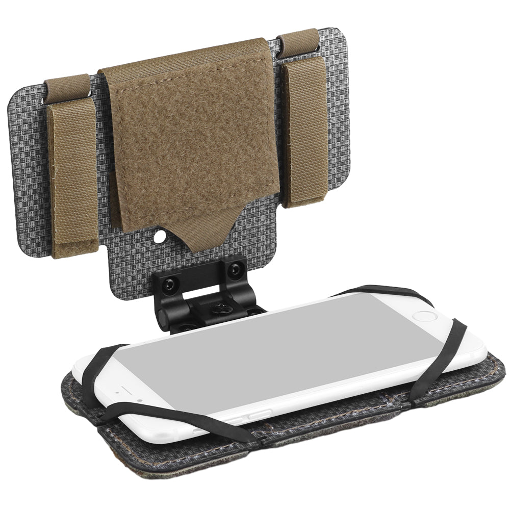 Wosport MB-01 Coyote Brown folding phone holder-2