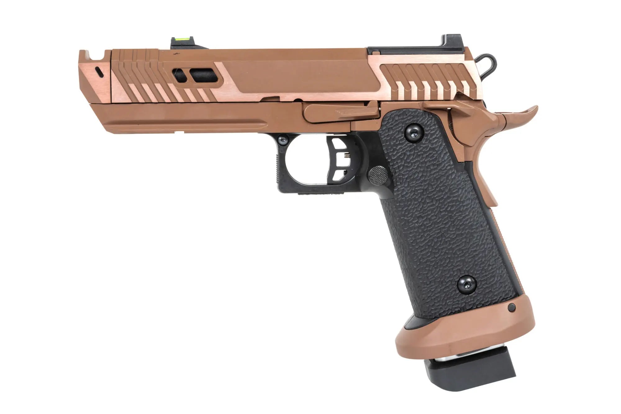 airsoft SRC Sahara Viper DUAL POWER pistol with green gas magazine Flat Dark Earth-1