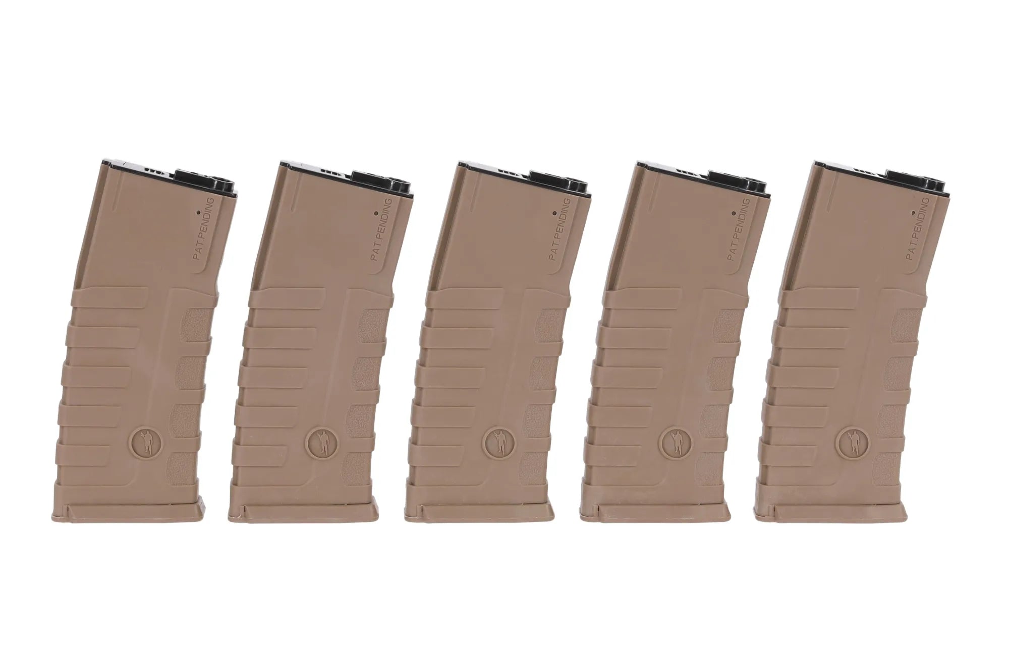 Classic Army Set of 5 Hi-Cap 360 BB Magazines M4/M16 FDE