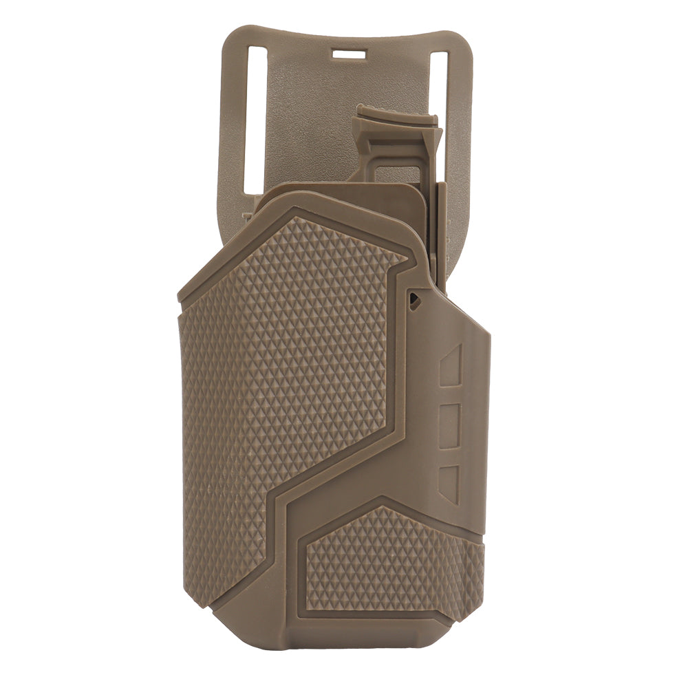 Wosport universal holster for pistols with X300A flashlight GB-81 Tan-2