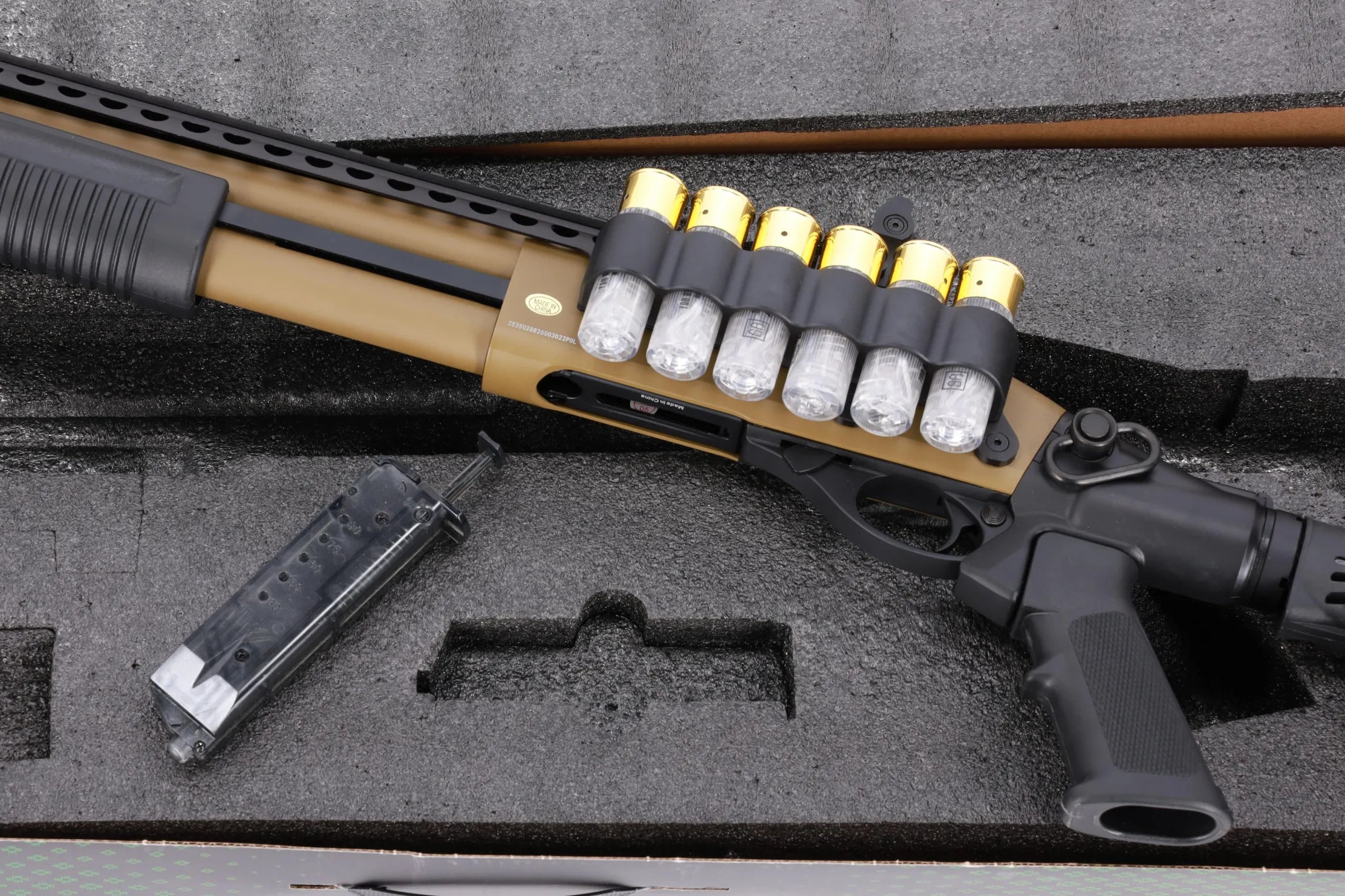 Specna Arms SA-VGS8 VAPOR™ Half-Tan airsoft Shotgun-4