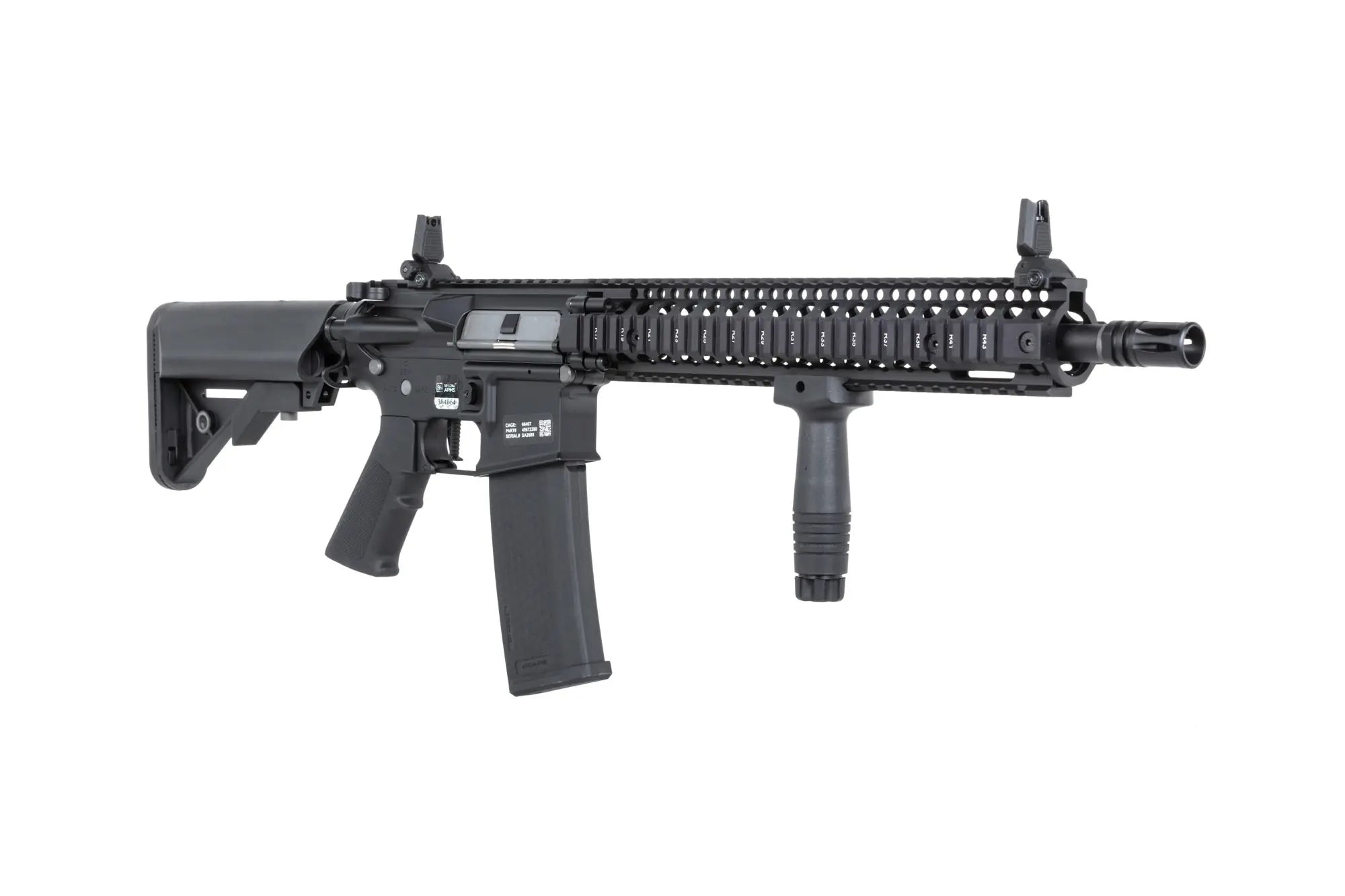 Daniel Defense MK18 SA-P26 Prime Aster II ETU airsoft rifle with Brushless Motor Single Fire Only