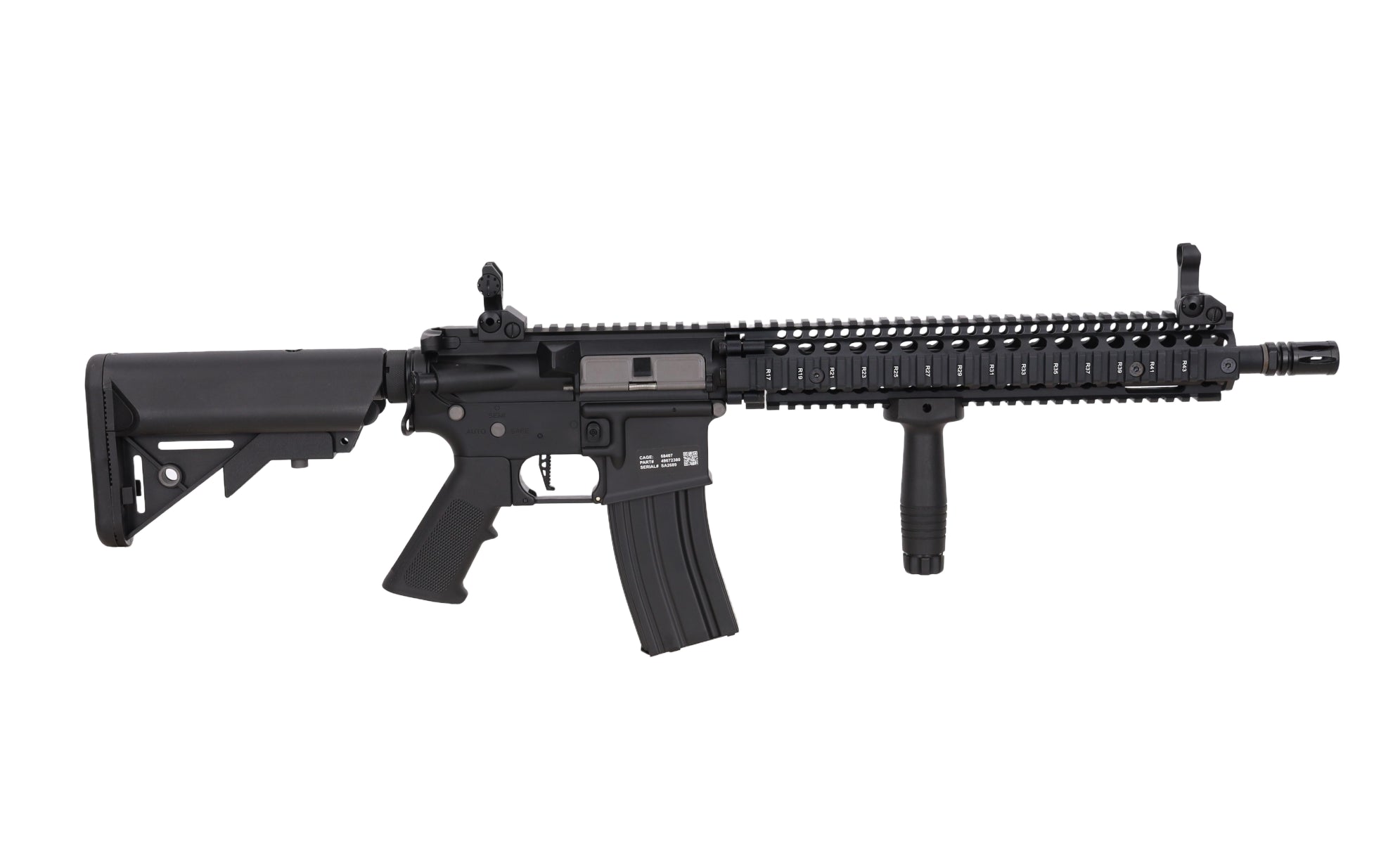 Colt x Daniel Defense MK18 SA-P26 PRIME BLDC 14.5" AEG Assault Rifle – Black-8