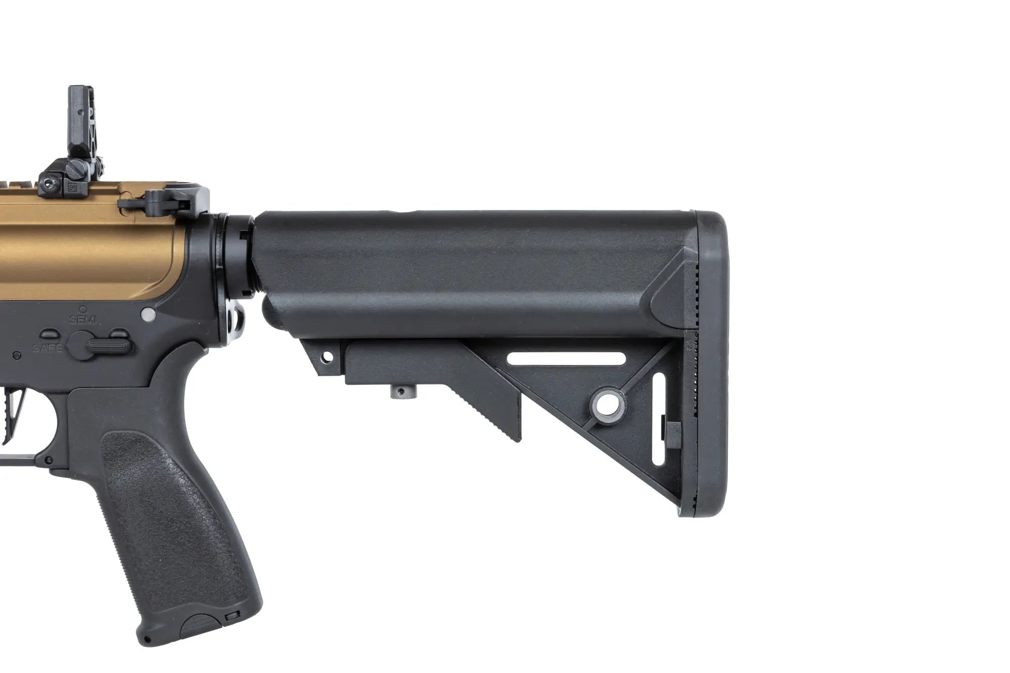 RRA SA-E25 HAL ETU Chaos Bronze Airsoft Replica with orange flash hider