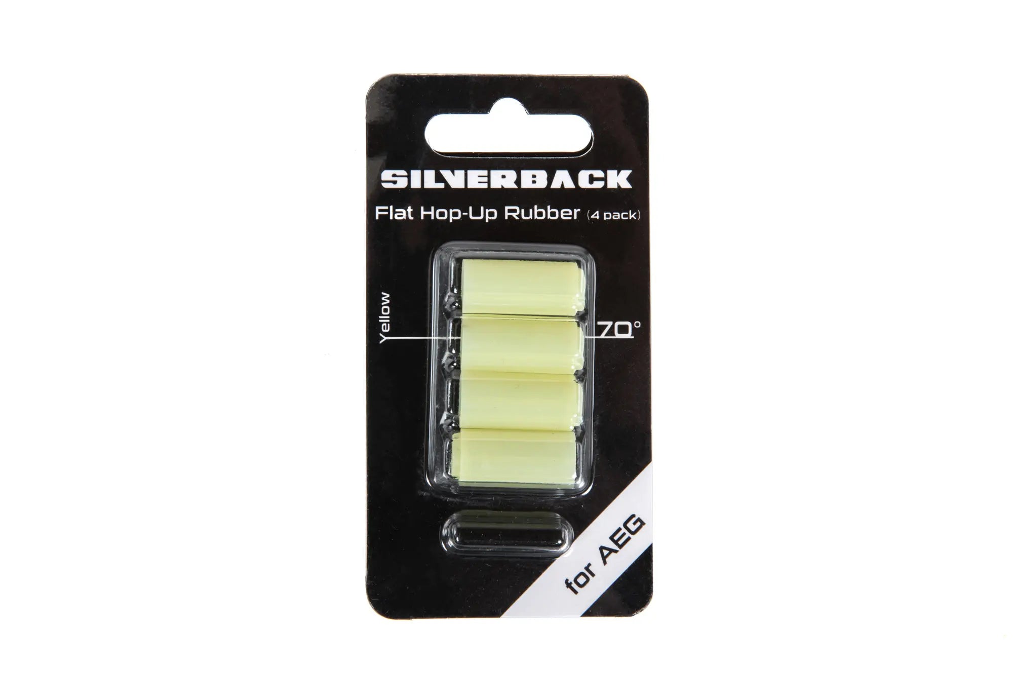 Set of 4 Hop-Up Silverback 70° rubber bands for AEG replicas