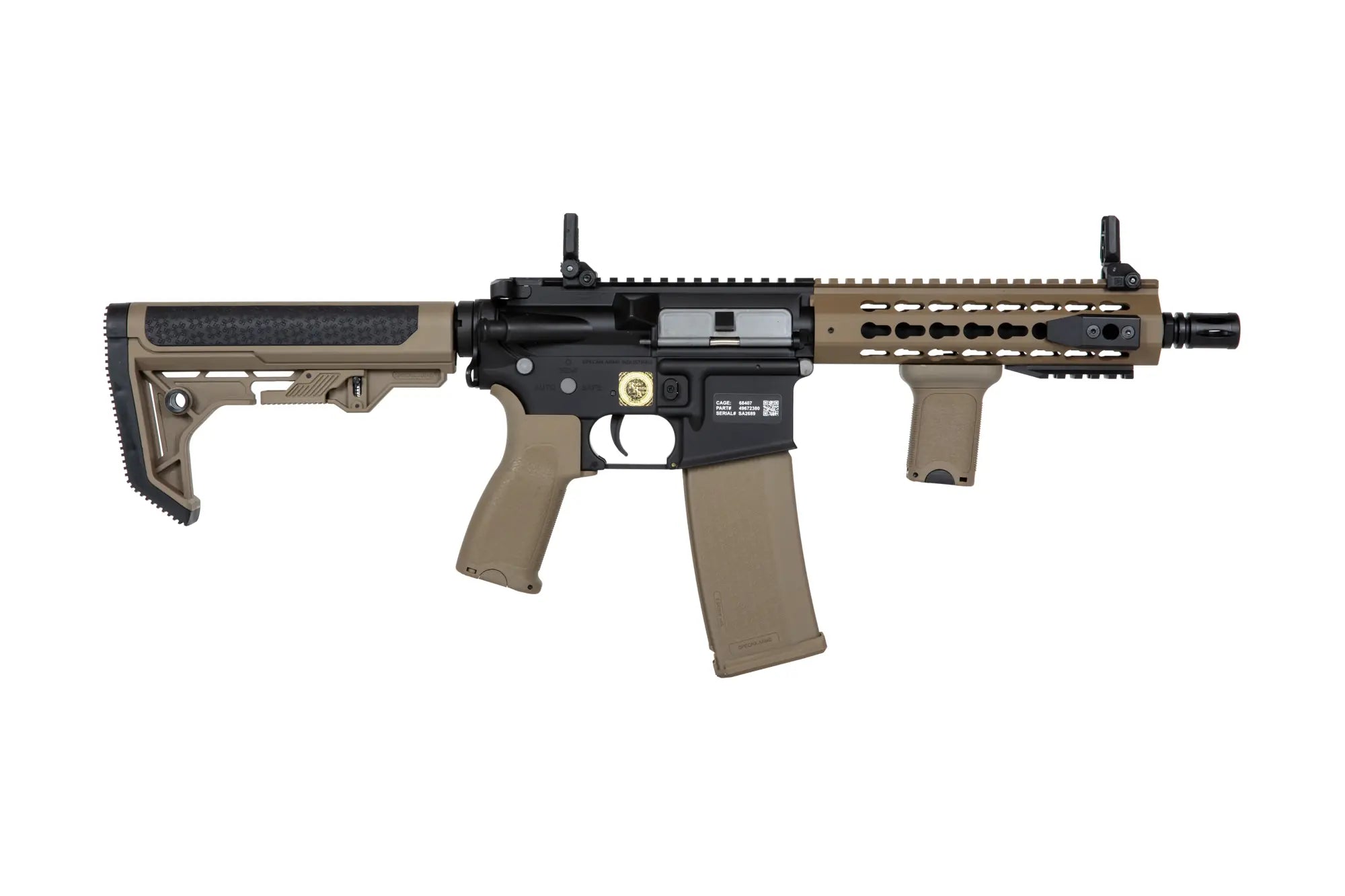 SA-E08 EDGE™ Light Ops Stock HAL2 ™ Half-Tan Carbine Replica-6