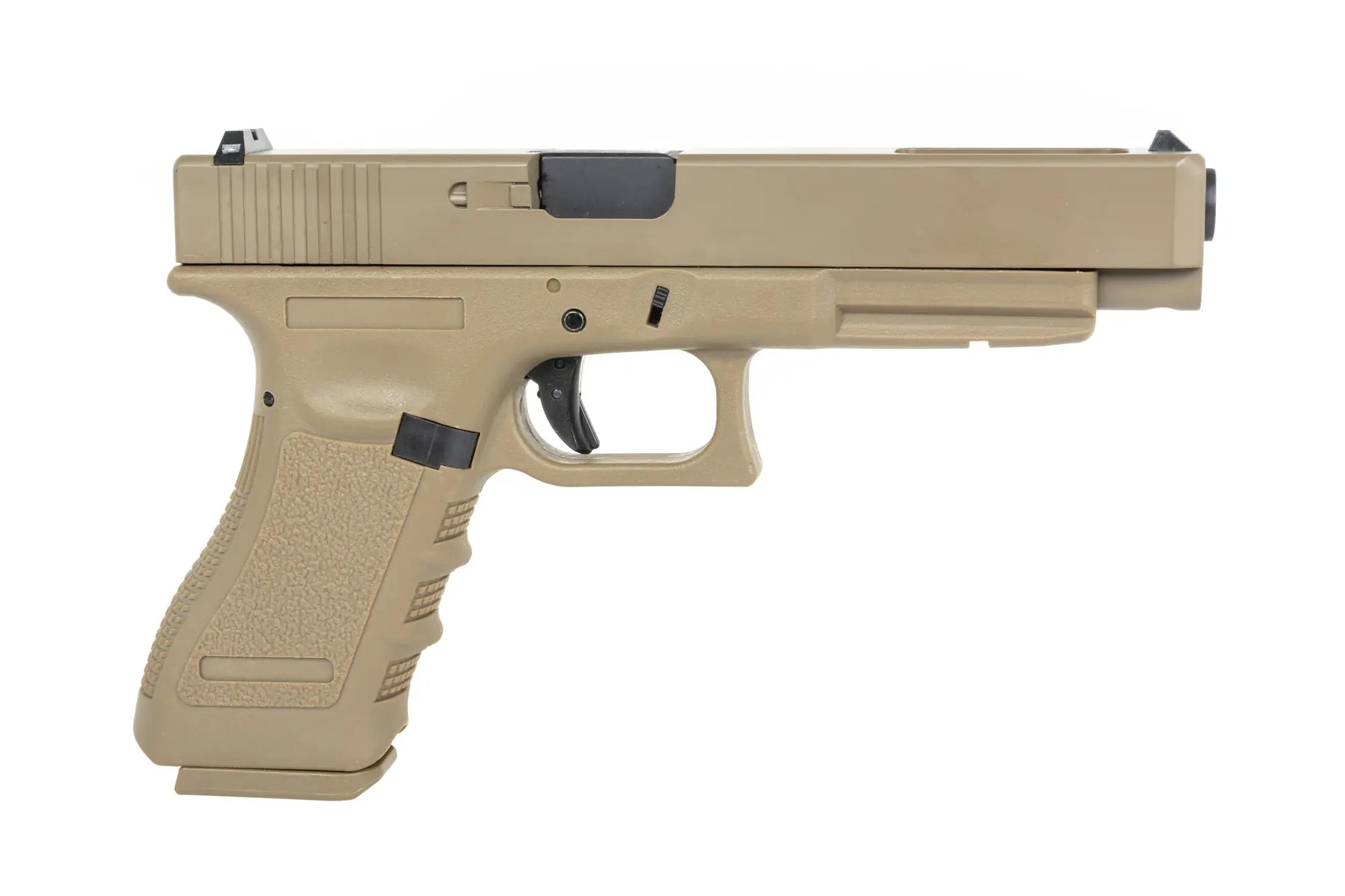 E&amp;C EC-1201 Tan airsoft pistol-4