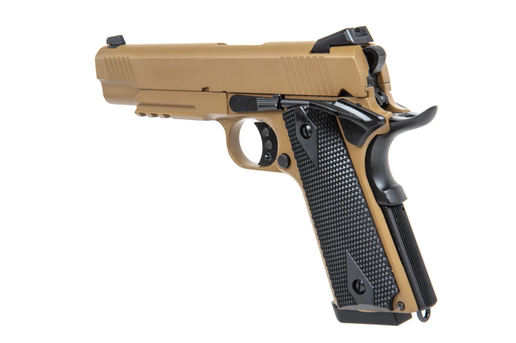 Replica of the Double Bell M1911 302 Tan pistol-2