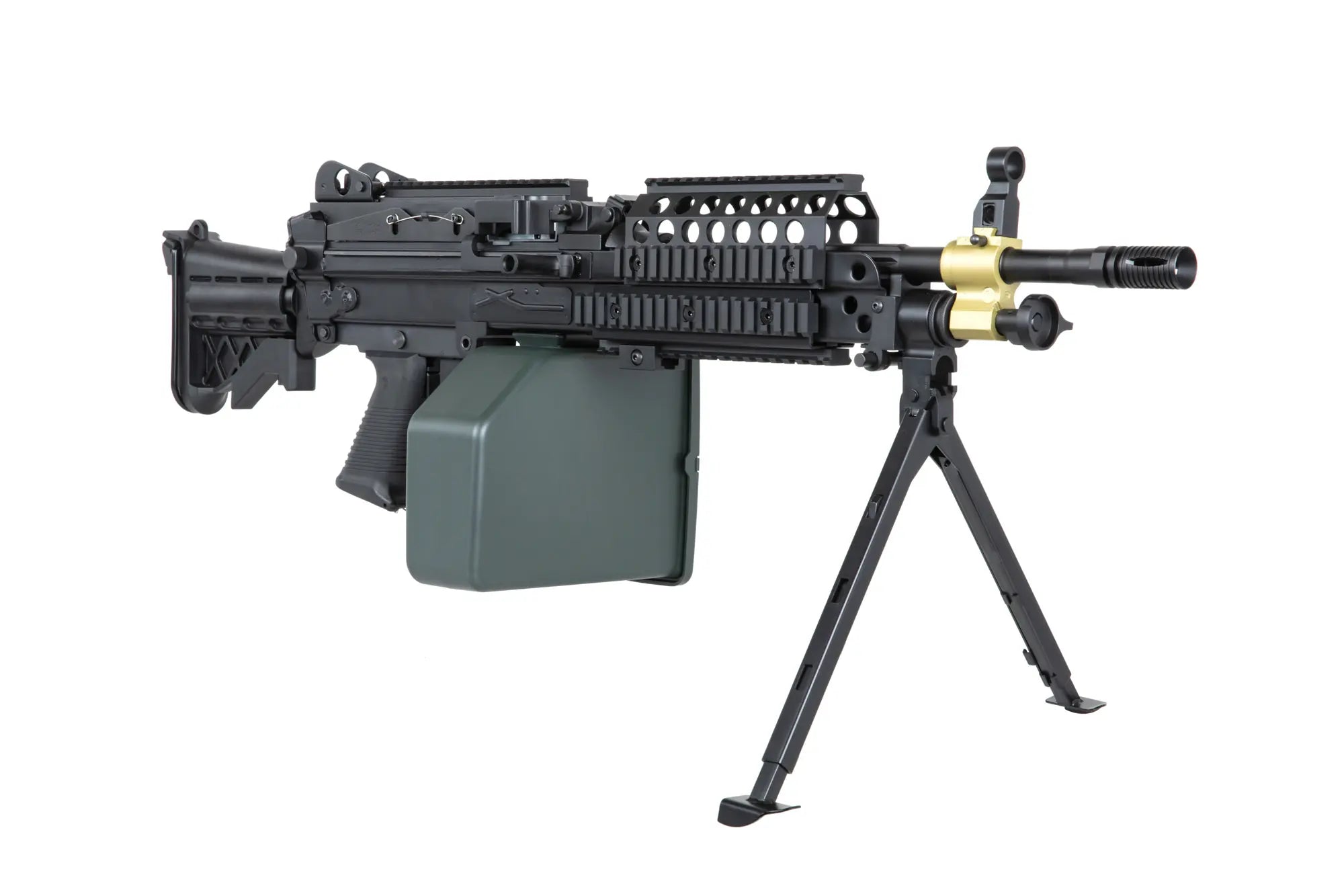 A&K Cybergun MK46 Black Airsoft Machine Gun-2