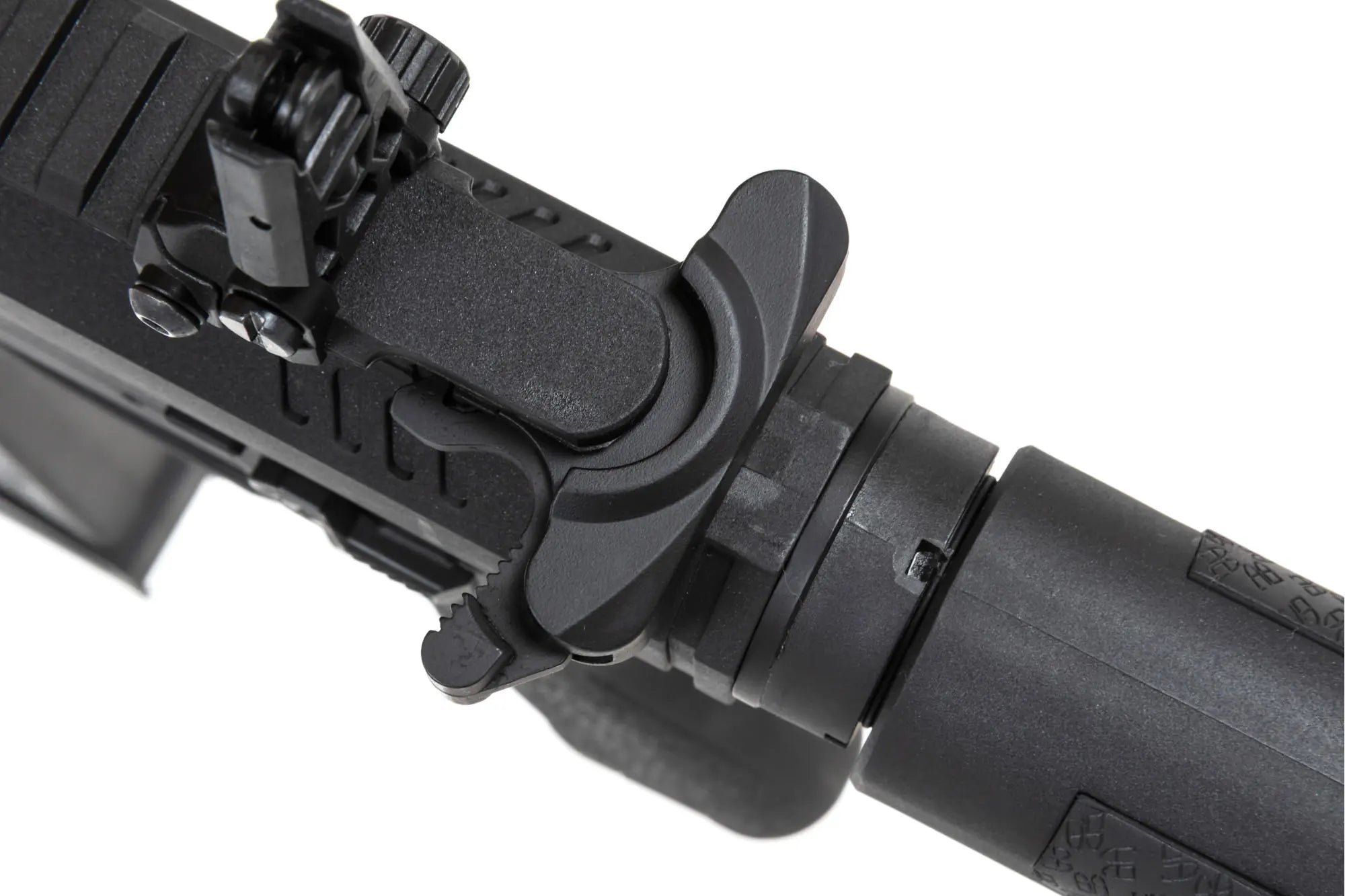 Airsoft Replica SA-FX01 FLEX HAL ETU machine gun with orange flash hider