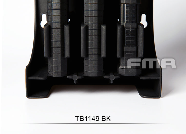 FMA Stand / Storage for 3 Magazines M4 / AR15 - Black