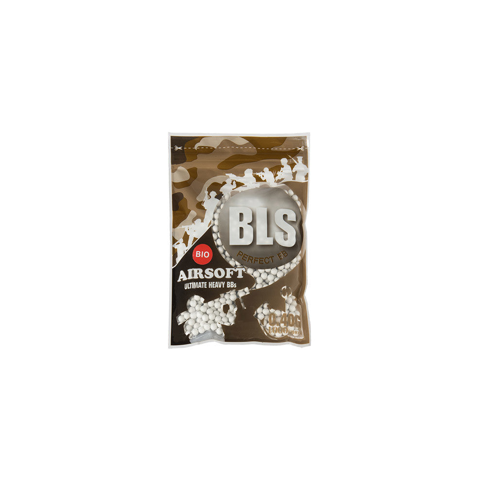 BLS BIO pellets 0,40g, 1000 BBs - White