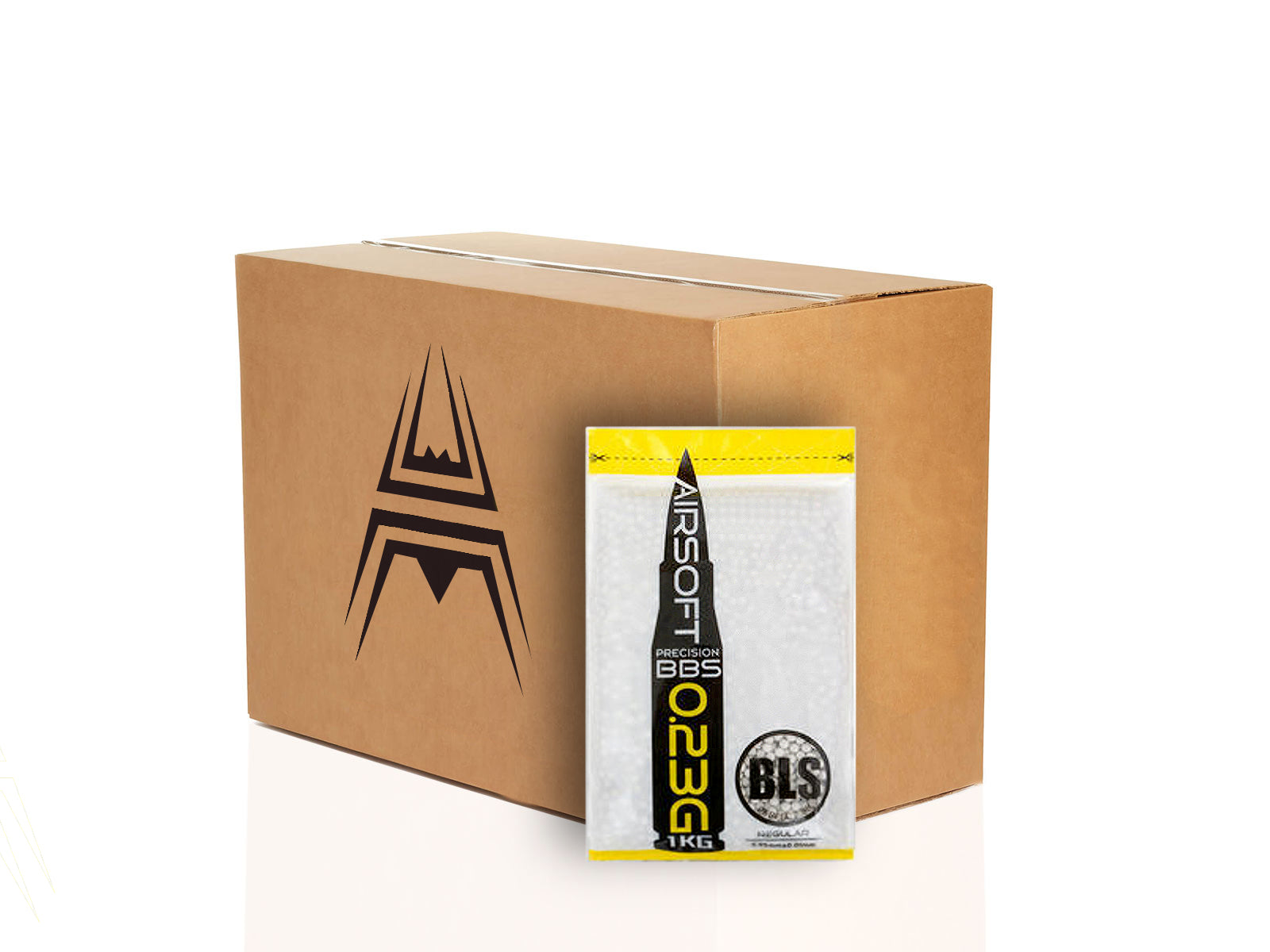 20x BLS Precision pellets 0,23g, 4300 BBs - White (box)