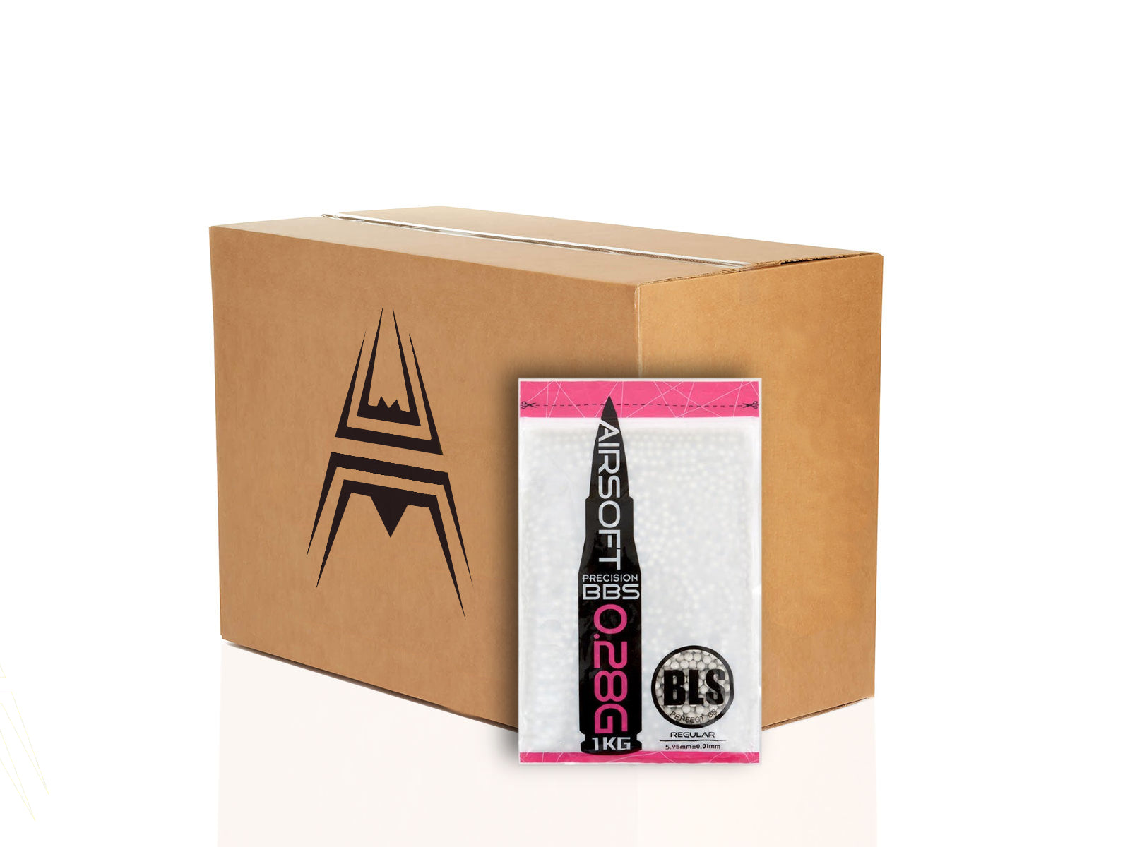 20x BLS Precision pellets 0,28g, 3500 BBs - White (box)