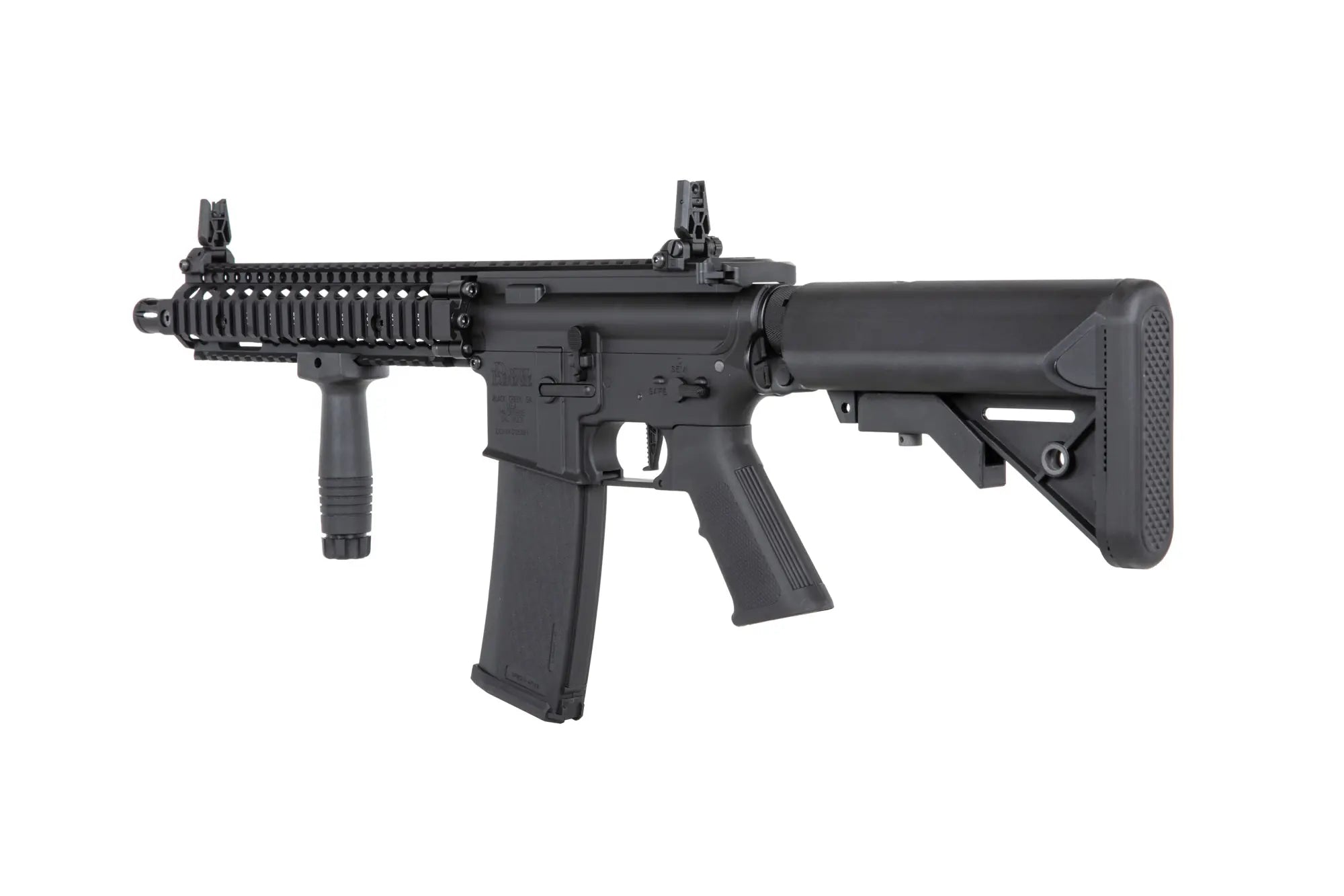 Specna Arms Daniel Defense® MK18 SA-P19 Prime™ Aster II ETU airsoft Carbine with Brushless Motor Black-4