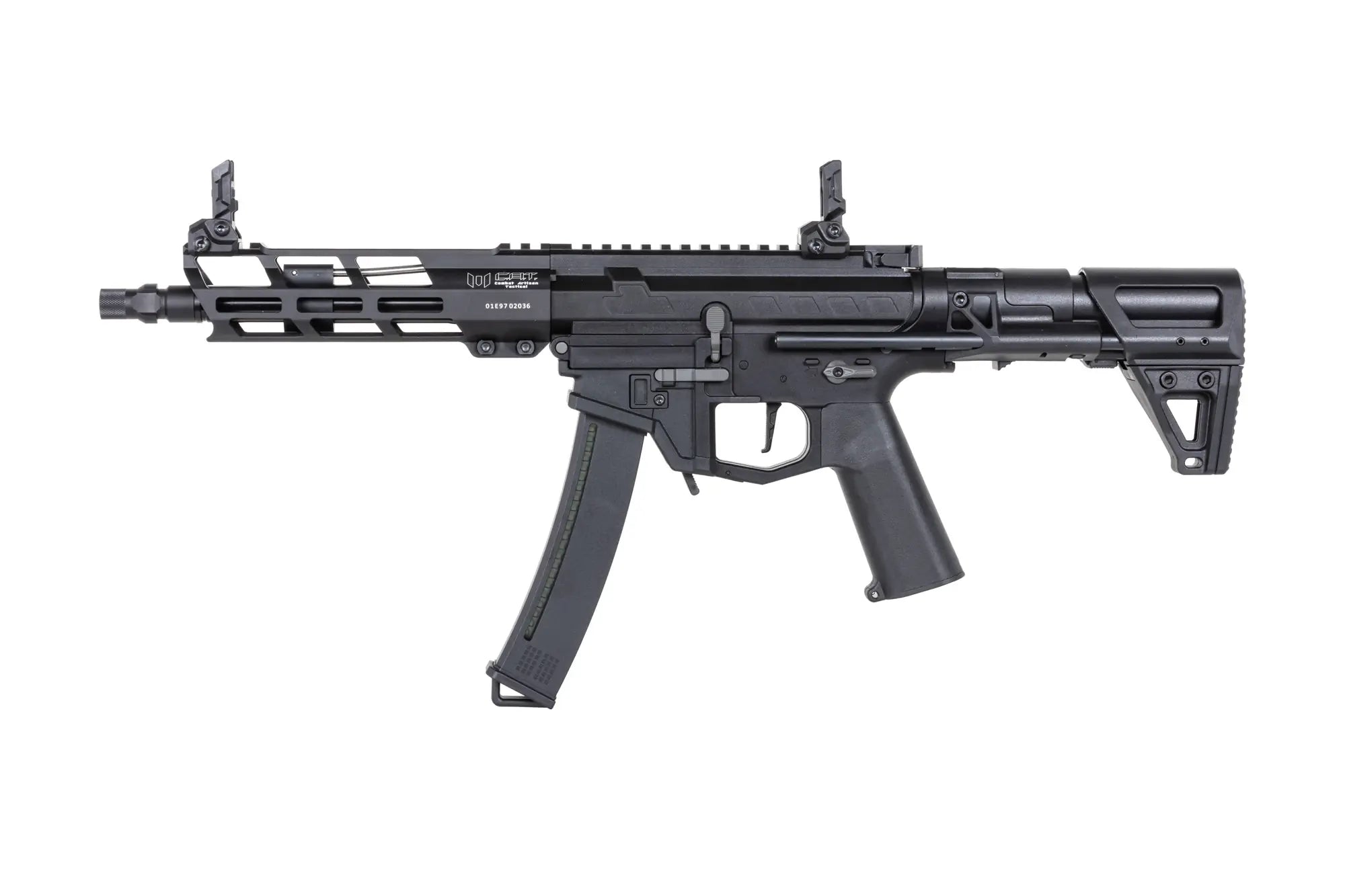 airsoft Arcturus X C.A.T. Versatile-8 SMG AEG FE® Carbine Black-2