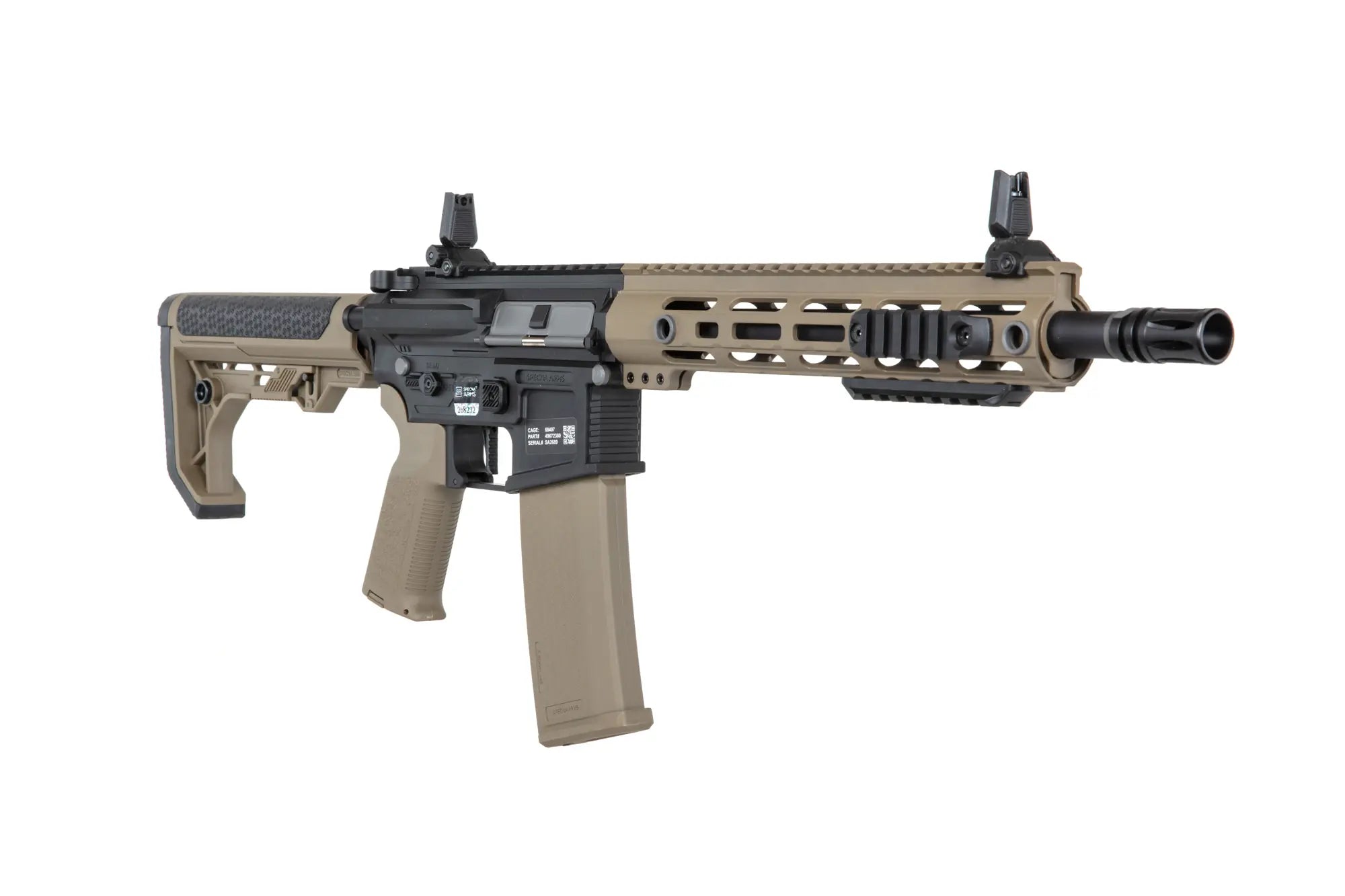 Specna Arms SA-F05-RL FLEX™ Light Ops Stock/ New Receiver HAL ETU™ Half-Tan airsoft Carbine-4