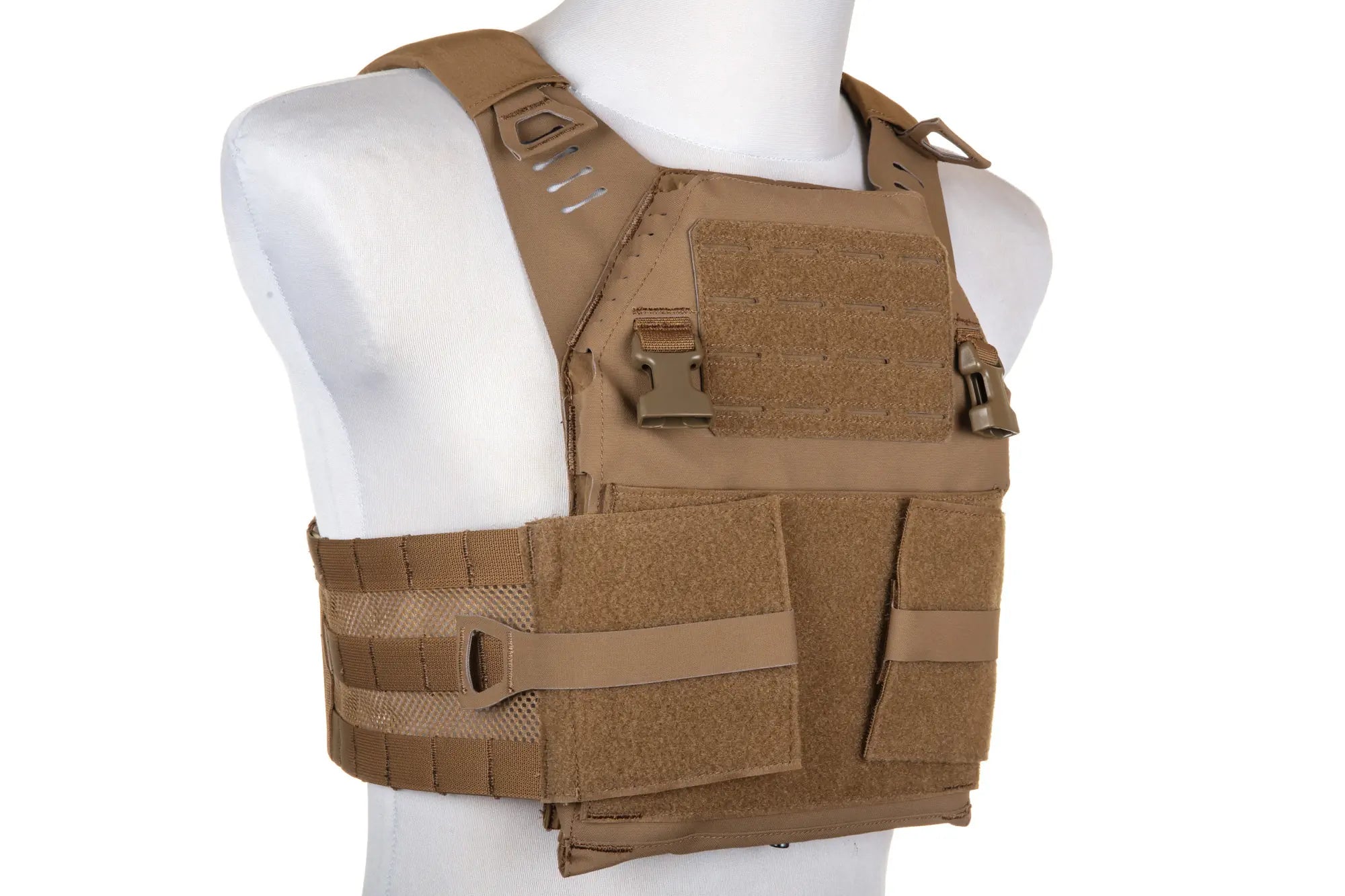 Wosport VE-97 Plate Carrier Tactical Vest Coyote Brown-1