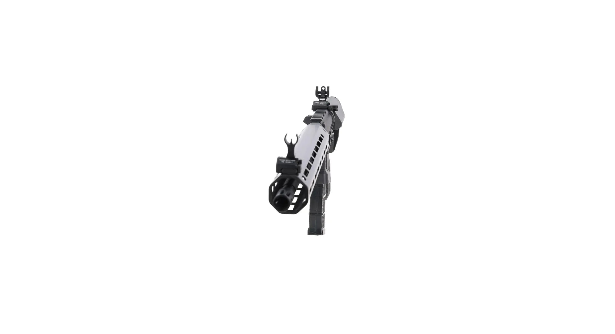 King Arms x Lancer Systems airsoft Carbine L15 LCH7 15" Faux Carbon Black-4