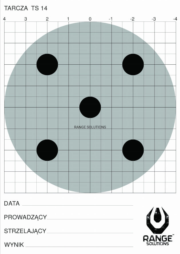 Range Solutions TS-14 shooting target - 100 pieces