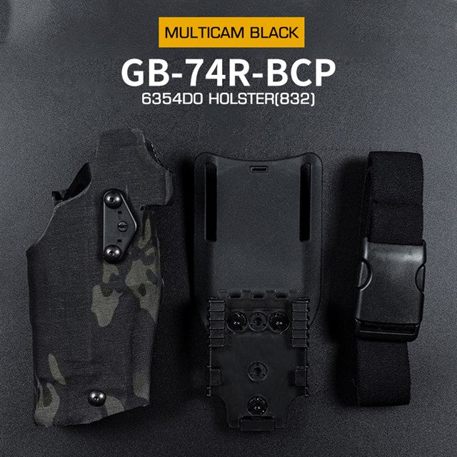Holster Glock 17 with X300 Flashlight - MC Black