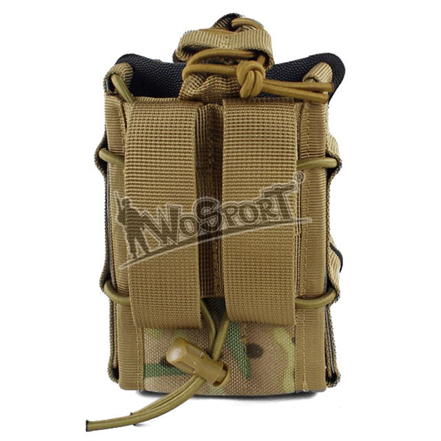 Open double M4 mag pouch - Olive