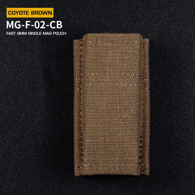 FAST Type 9mm Magazine Pouch - Coyote Home > All products > Airsoft equipment and guns cases > Pouches, pockets, discarders > Pistol trays pisses Wosport