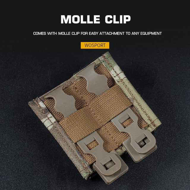 FAST Type Double 9mm Magazine Pouch - Coyote Home > All products > Airsoft equipment and guns cases > Pouches, pockets, discarders > Pistol trays pisses Wosport