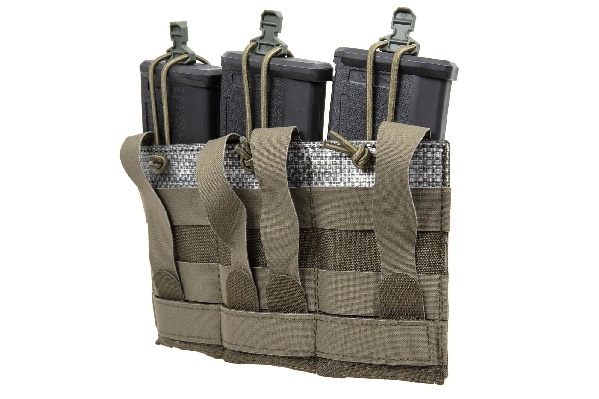 Front panel for three 5.56 MG-87-RG magazines