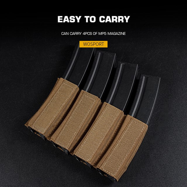 MK4 Chest Rig MP5 Magazine Insert - Black Home > All products > Airsoft equipment and guns cases > Pouches, pockets, discarders > Pouches for rifle trays > Pouches for magazines for SMG (MP5/MP7) Wosport