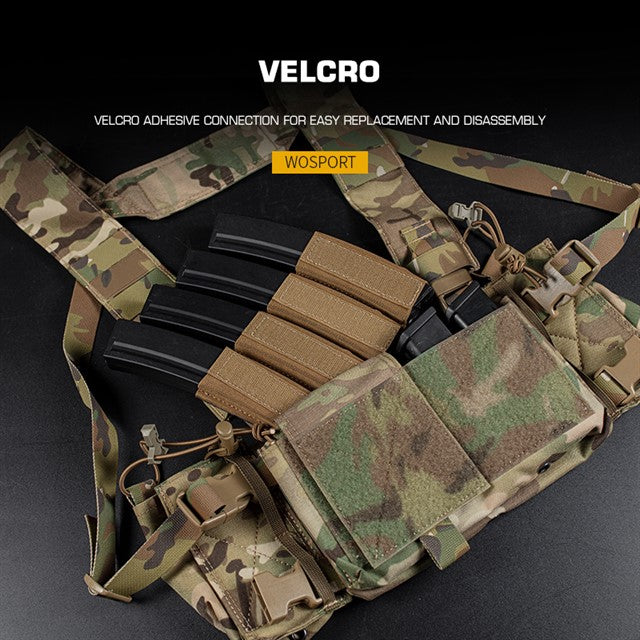 MK4 Chest Rig MP5 Magazine Insert - Ranger Green Home > All products > Airsoft equipment and guns cases > Pouches, pockets, discarders > Pouches for rifle trays > Pouches for magazines for SMG (MP5/MP7) Wosport