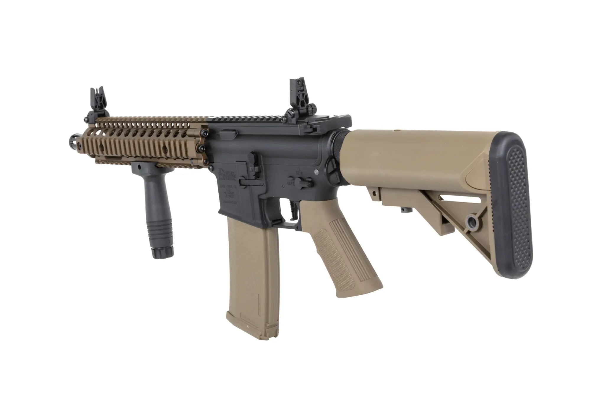 Daniel Defense MK18 SA-P19 Prime Aster II ETU airsoft rifle Single Fire Only Brushless Motor Chaos Bronze