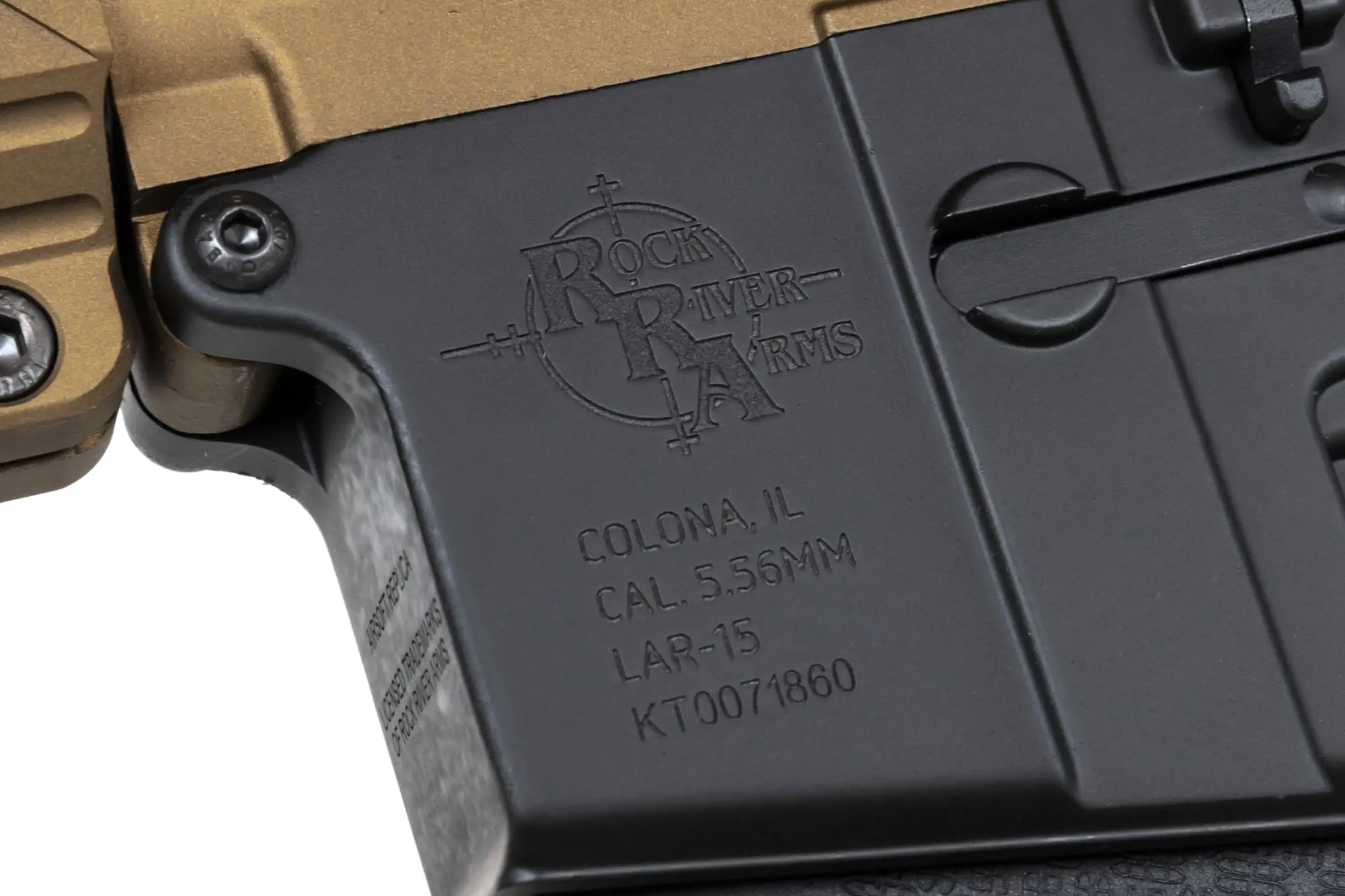 RRA SA-E24 HAL ETU Chaos Bronze Airsoft Replica with orange flash hider