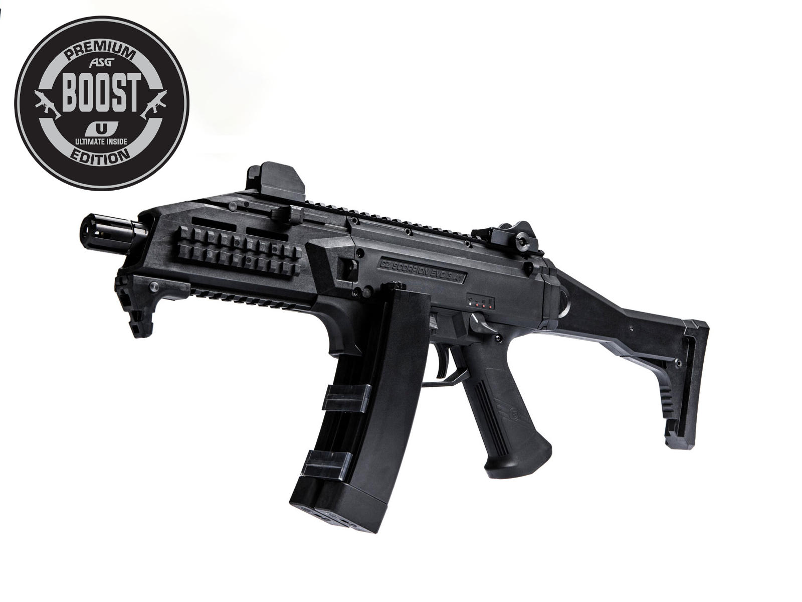 ASG CZ Scorpion EVO 3 A1 Ultimate BOOST - Black
