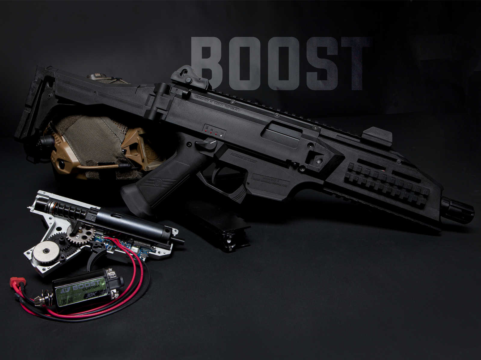 ASG CZ Scorpion EVO 3 A1 Ultimate BOOST - Black